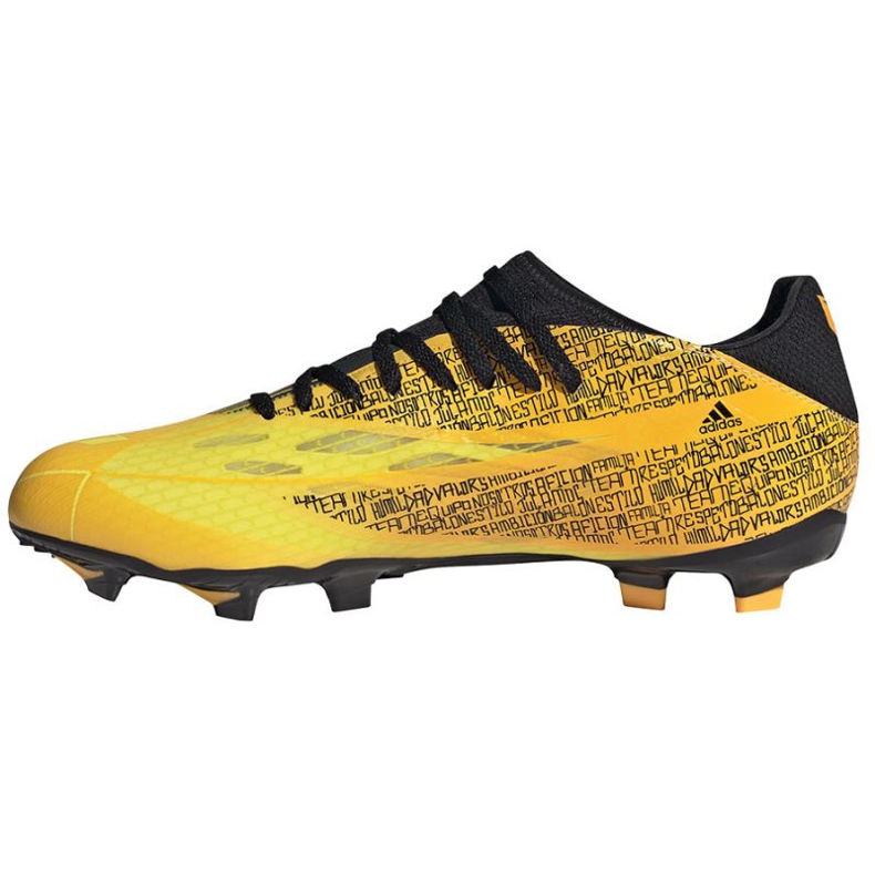 Adidas X Speedflow Messi.3 Fg M GW7419 chaussures de football jaune jaunes 1