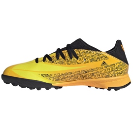 Chaussures de football Adidas X Speedflow Messi.3 Tf Jr GW7424 jaune 2