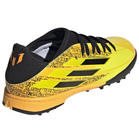 Chaussures de football Adidas X Speedflow Messi.3 Tf Jr GW7424 jaune 5