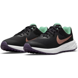 Nike Revolution 6 Jr DD1096 005 chaussures de course noir 2