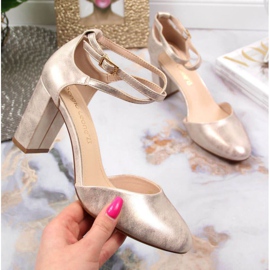 Sandales sur le poteau de Sergio Leone W SK364A or doré 1