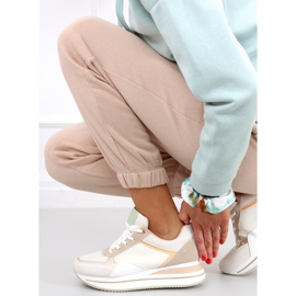 Baskets sur un coin caché Bahar Beige multicolore 5