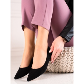 Goodin Escarpins Confortables En Spitz le noir 1