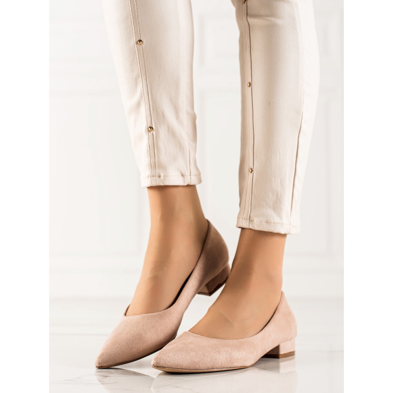 Goodin Escarpins confortables à bout pointu brun 1