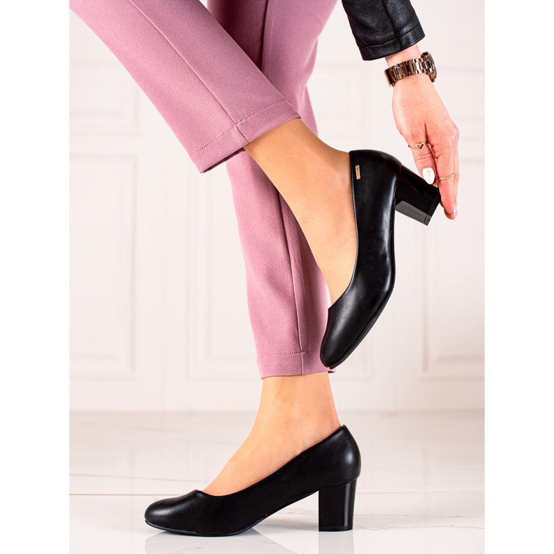 Goodin Escarpins noirs élégants le noir 1 Goodin Escarpins noirs élégants le noir 1