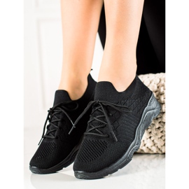 Renda Chaussures de sport confortables le noir 1