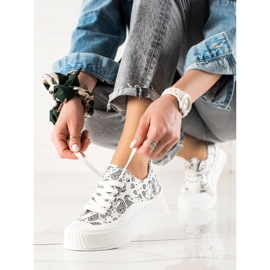 Seastar Baskets de conception de mode blanc noir 1