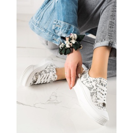 Seastar Baskets de conception de mode blanche le noir 3