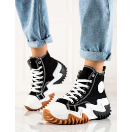 TRENDI Baskets noires Baskets tendance le noir 2