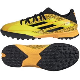 Chaussures de football Adidas X Speedflow Messi.3 Tf Jr GW7424 jaune 6