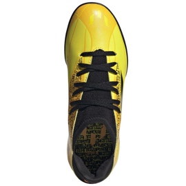 Chaussures de football Adidas X Speedflow Messi.3 Tf Jr GW7424 jaune 8
