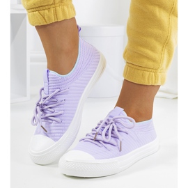 Baskets femme Medina violet 2 Baskets femme Medina violet 2