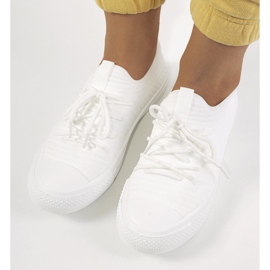 Baskets femme Medina blanches 1
