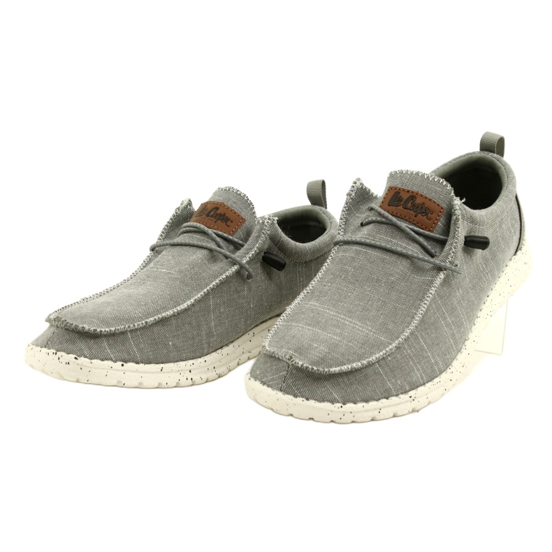 Lee Cooper LCW-22-32-1209M Mocassins légers gris 3