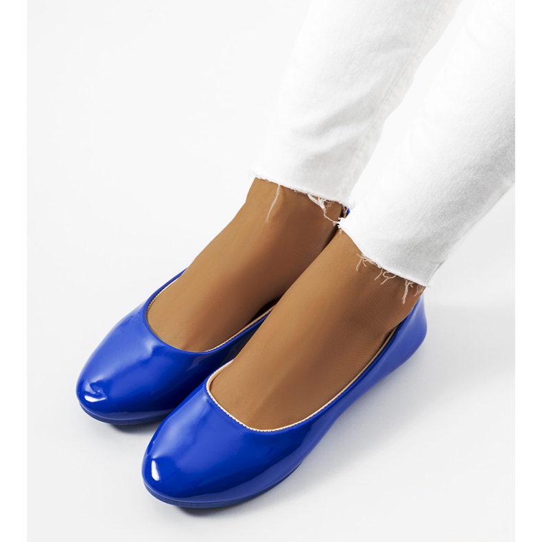 Ballerines vernis bleues Odense 1
