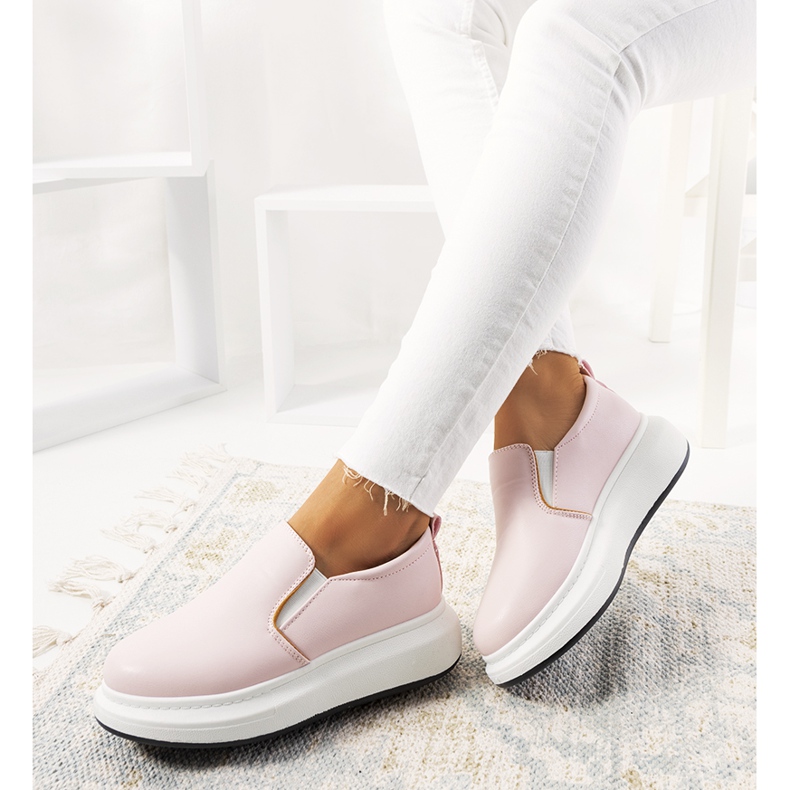 Baskets femme Watts roses 1