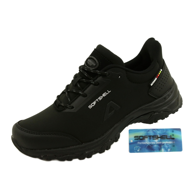 American Club Chaussures de sport américaines Softshell imperméables WT90 / 22 noir 5