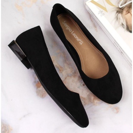 Ballerines en daim Sergio Leone W SK361A noir le noir 5