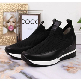 Baskets compensées Potocki W WOL52A noir le noir 2