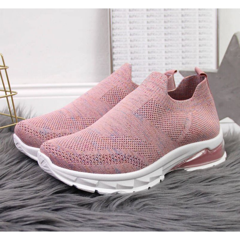 Chaussures de sport à enfiler Potocki W WOL57B rose 2