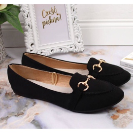 Mocassins noirs avec décoration Potocki W WOL59A le noir 2