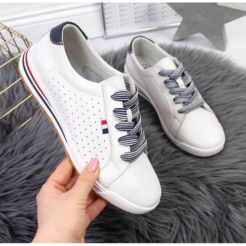 Baskets en cuir Filippo W PAW312 blanc blanche 1