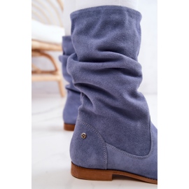 Bottes en Daim pour Femme Maciejka 05057-06 Bleu 1