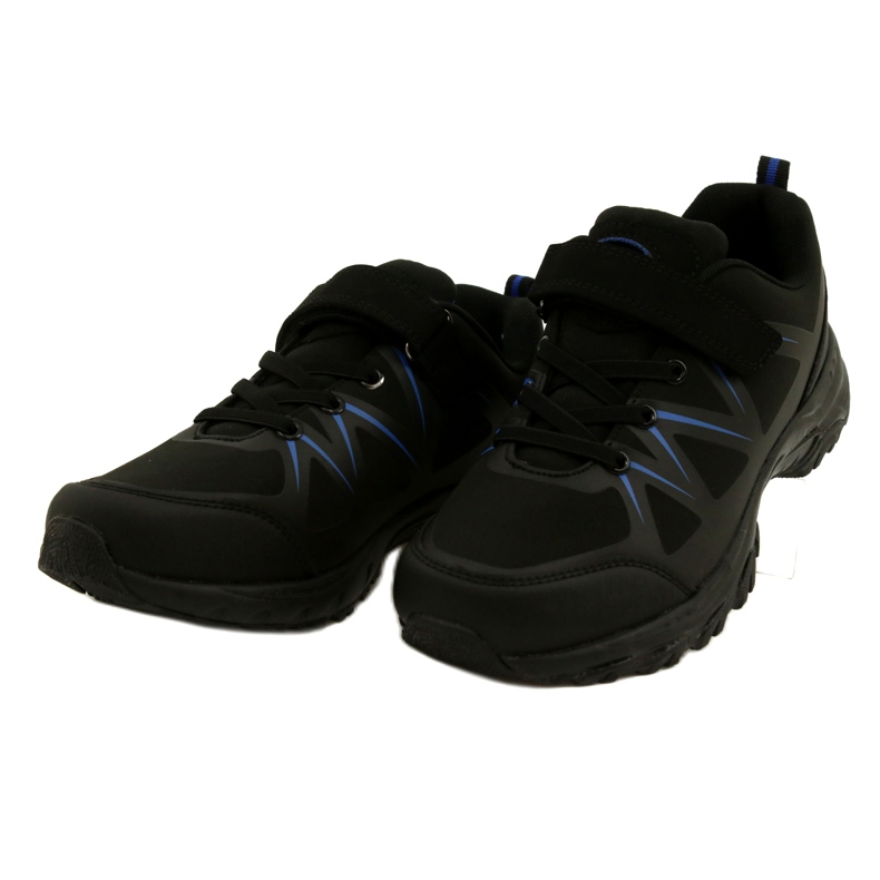 American Club Chaussures De Sport Américaines Softshell Avec Velcro WT95/22 noir 3