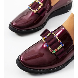 Chaussures Kalma laquées bordeaux rouge 1