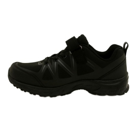 American Club Chaussures De Sport Softshell Américaines Avec Velcro WT95/22 Noir 2
