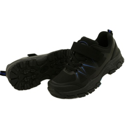 American Club Chaussures de sport américain Softshell pour Velcro WT94 / 22 Black noir 5