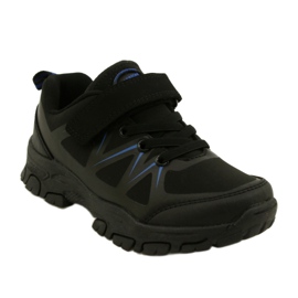 American Club Chaussures de sport américain Softshell pour Velcro WT94 / 22 Black noir 1