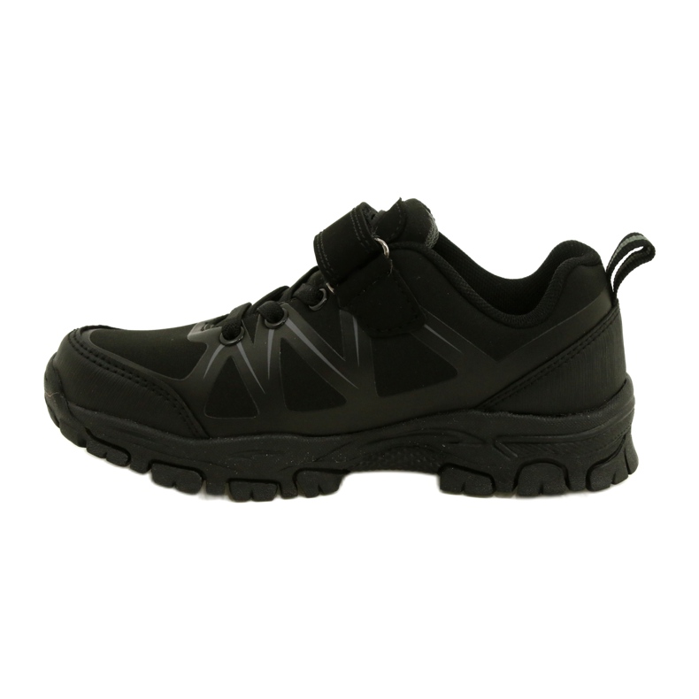 American Club Chaussures de sport américain Softshell pour Velcro WT94 / 22 Black noir 2