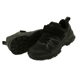 American Club Chaussures de sport américain Softshell pour Velcro WT94 / 22 Black noir 5