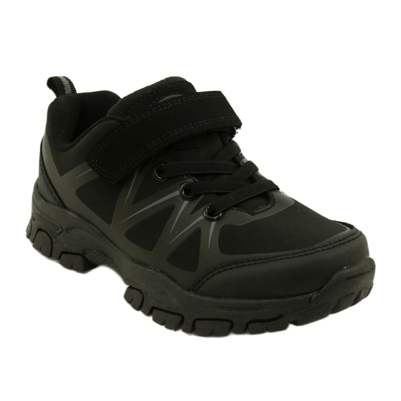 American Club Chaussures de sport américain Softshell pour Velcro WT94 / 22 Black noir 1