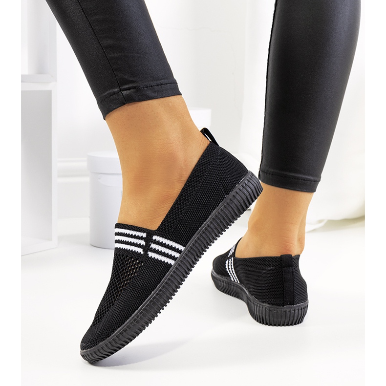 Baskets ajourées Tanya noires le noir 2