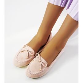 Mocassins femme Santoro rose 1 Mocassins femme Santoro rose 1