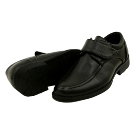 American Club Chaussures garçons insert en cuir pour fermeture scratch kom37 / 22 noir le noir 4 American Club Chaussures garçons insert en cuir pour fermeture scratch kom37 / 22 noir le noir 4