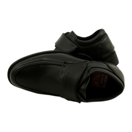 American Club Chaussures garçons insert en cuir pour velcro kom37 / 22 noir le noir 5 American Club Chaussures garçons insert en cuir pour velcro kom37 / 22 noir le noir 5
