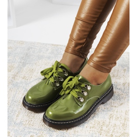 Chaussures laquées vertes de Kristina 2