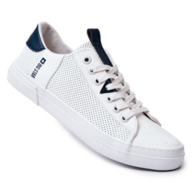 Baskets en cuir pour hommes Big Star JJ174226 Blanc 1
