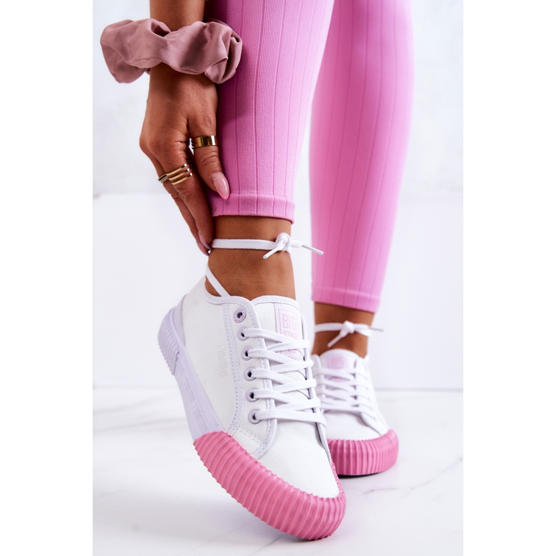 Matière Baskets Big Star JJ274111 Baskets blanches 1