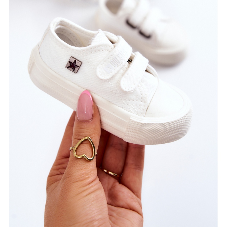 Baskets classiques pour enfants Big Star JJ374037 Blanc blanche 1 Baskets classiques pour enfants Big Star JJ374037 Blanc blanche 1