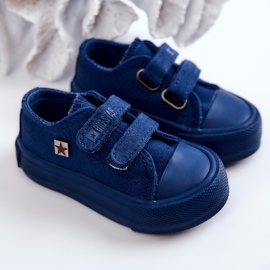 Baskets Classiques Enfant Big Star JJ374039 Bleu Marine 2 Baskets Classiques Enfant Big Star JJ374039 Bleu Marine 2