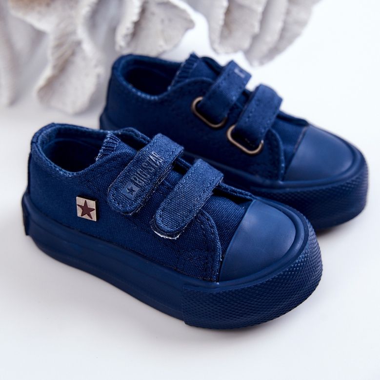 Baskets Classiques Enfant Big Star JJ374039 Bleu Marine 2 Baskets Classiques Enfant Big Star JJ374039 Bleu Marine 2