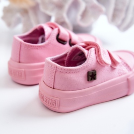 Baskets Classiques Enfant Big Star JJ374040 Rose 2