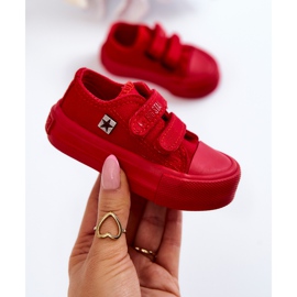 Baskets classiques pour enfants Big Star JJ374041 Rouge 1