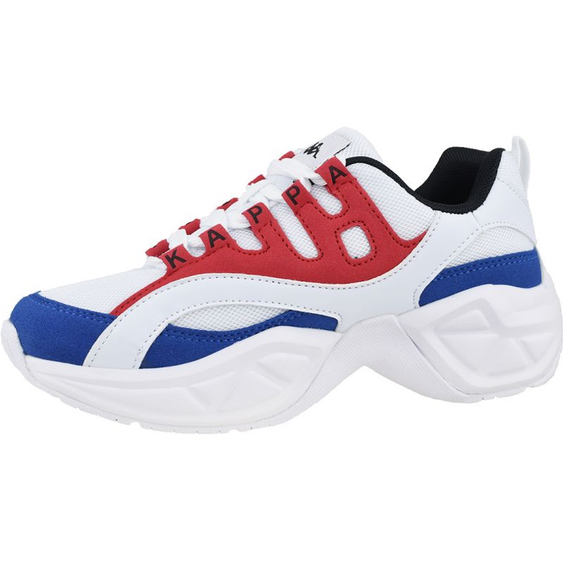 Chaussures Kappa Overton W 242672-1020 blanche rouge bleu multicolore 1