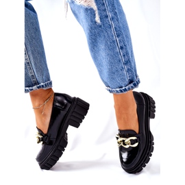 Mocassins Femme Mocassins Cuir Noir Laura Messi 2339 le noir 3