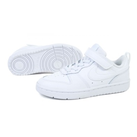 Nike Court Borough Low 2 Jr BQ5451-100 blanche 1 Nike Court Borough Low 2 Jr BQ5451-100 blanche 1